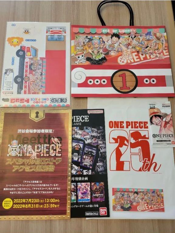 meet the ONE PIECE 入場者特典　限定 7点セット ワンピース