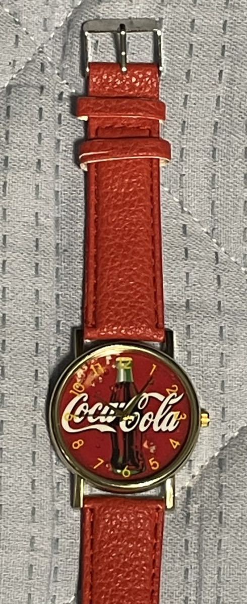 コカ コーラ Coca Cola ファッション時計 新品未使用 腕時計 赤いベルトが可愛い 正規品スーパーsale 店内全品キャンペーン Coca Cola