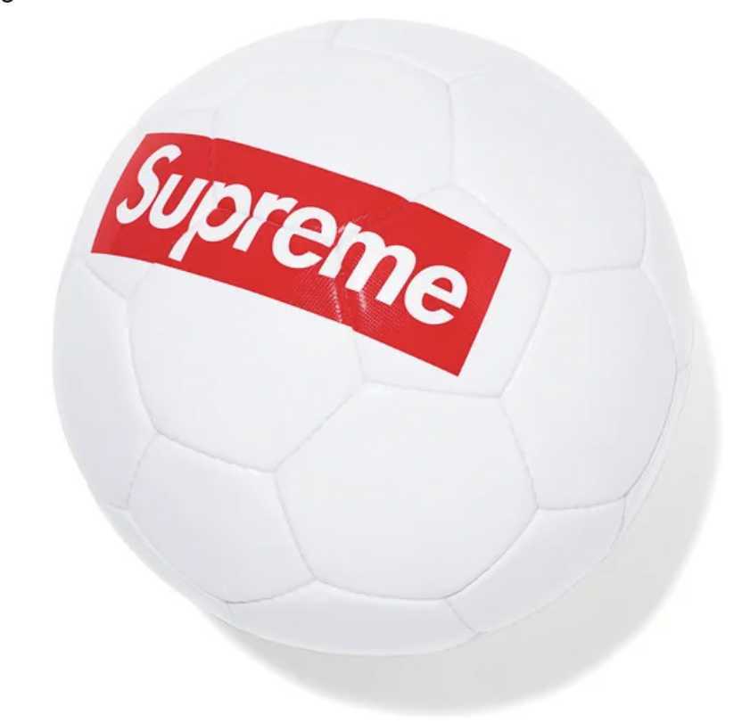 Supreme Umbro Soccer Ball White シュプリーム アンブロ サッカー ボール ホワイト 白　supreme boxlogo ボックスロゴ 5号球 新品未使用品_画像1