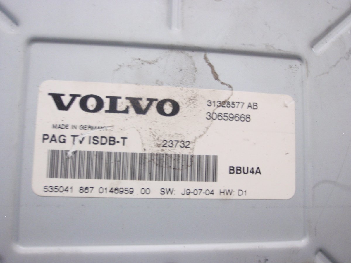 * FB4164T Volvo V60 tv tuner B-CAS card attaching 31328577AB 19766JJ 340649JJ