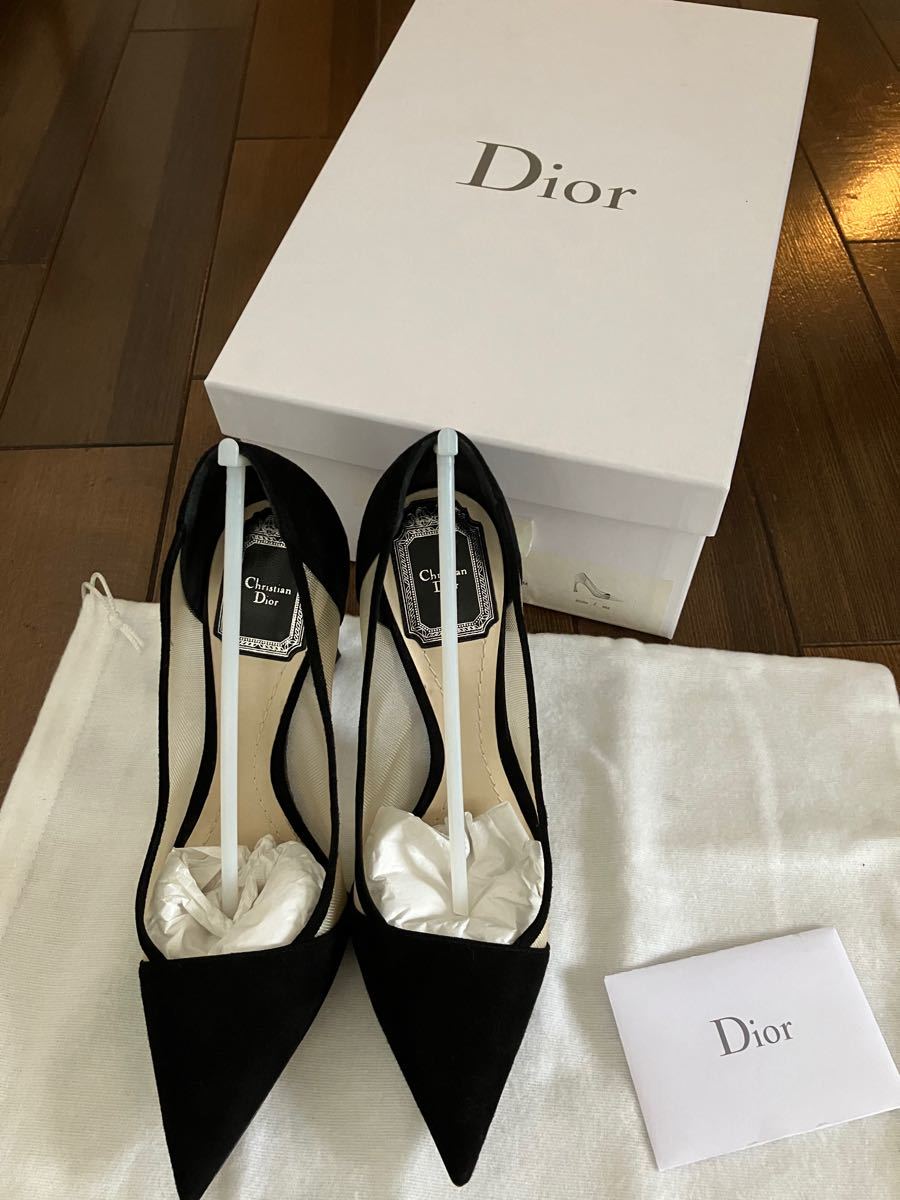 Dior クリスチャンディオール パンプス サンダル 黒