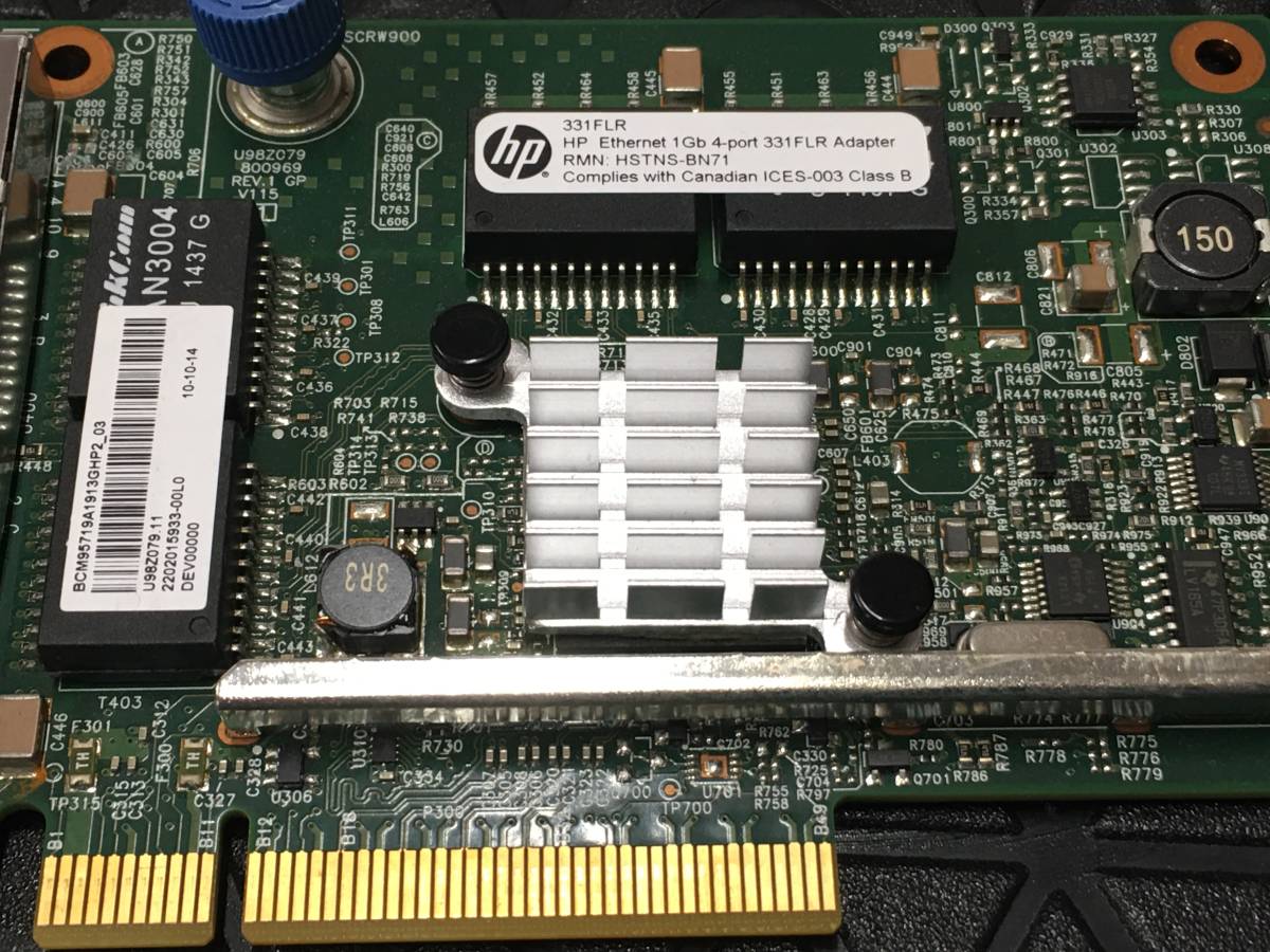 A19595)HP Ethernet 1GB 4-port 331FLR Adapter 中古動作品2枚セット_画像2