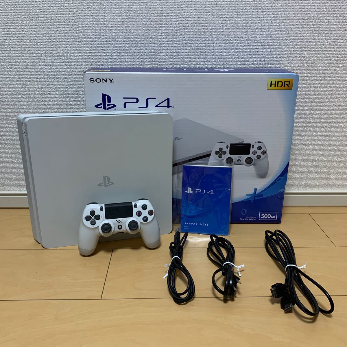 PlayStation4 グレイシャー・ホワイト 500GB CUH-2100AB02｜PayPayフリマ