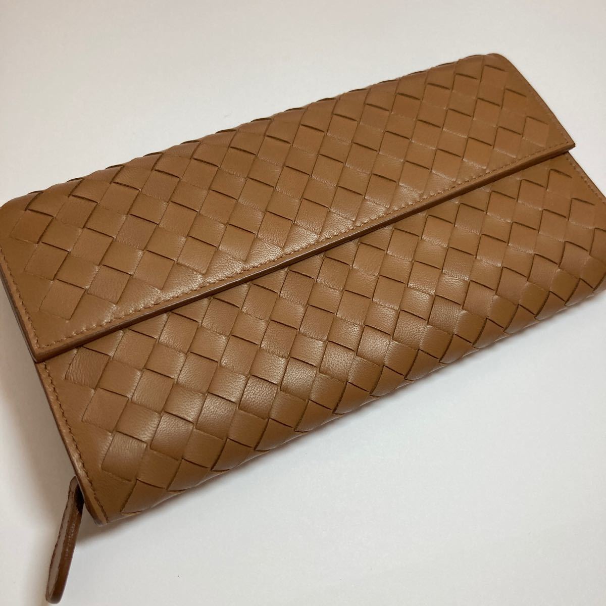 ⭐️最高美品⭐️ ボッテガ ヴェネタ イントレチャート 本革 長財布