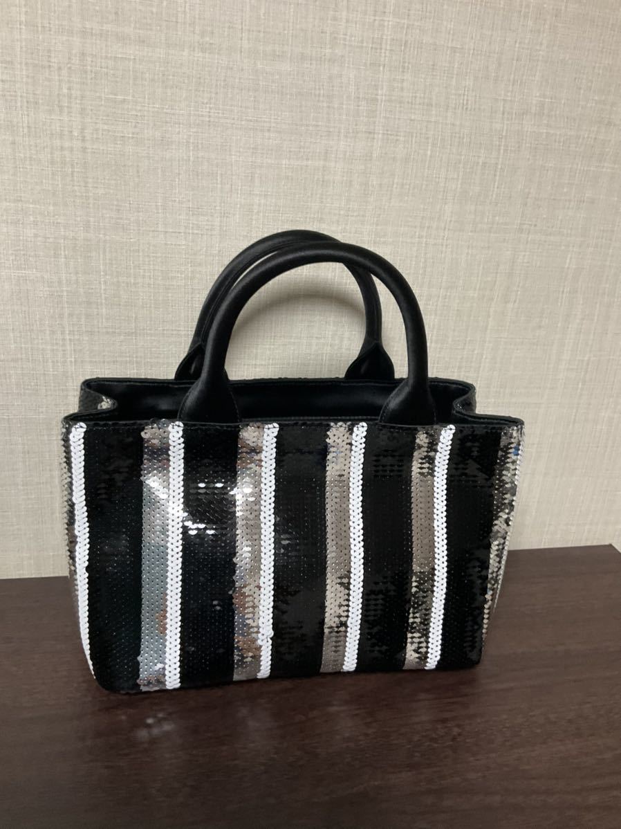 高価値セリー 【中古】PRADA 2WAYトートバッグ カナパ デニム ブルー