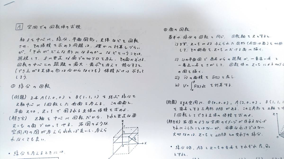 鉄緑会　鶴田先生　大阪校　夏期　高2数学ⅢC演習　講義解説 河合塾 駿台 代ゼミ 東進 Z会 鉄緑会