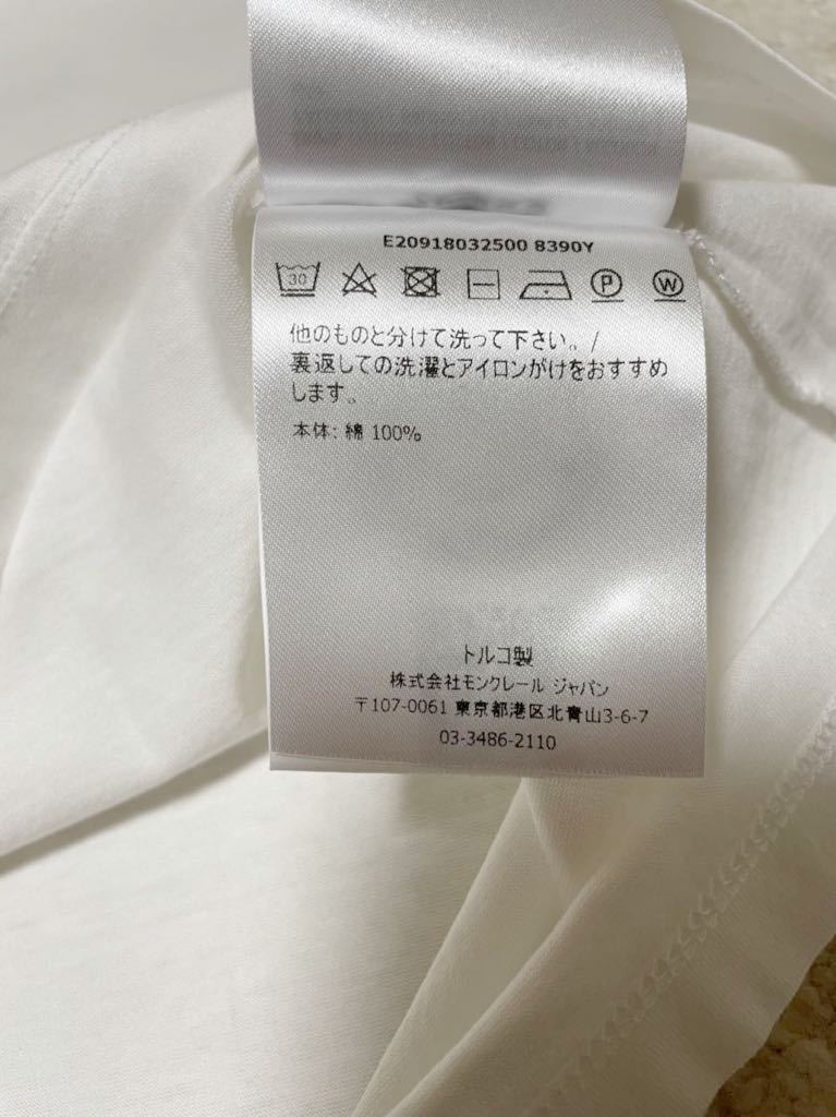 全ての 【新品同様】モンクレール Tシャツ ダークネイビー サイズM