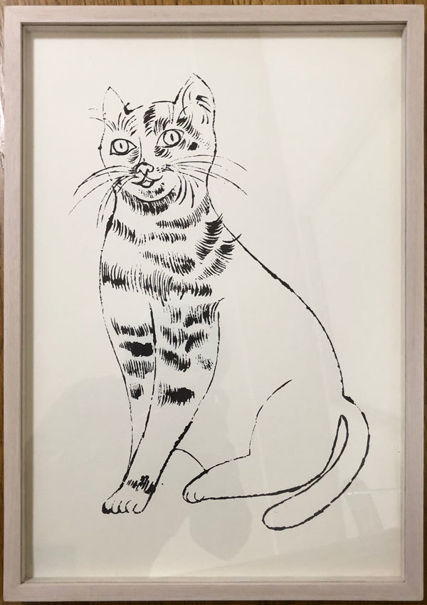  frame ending Anne ti* War ho ru/ ANDY WARHOL * cat. Sam / SAM ~ Vintage * original * lithograph O-236