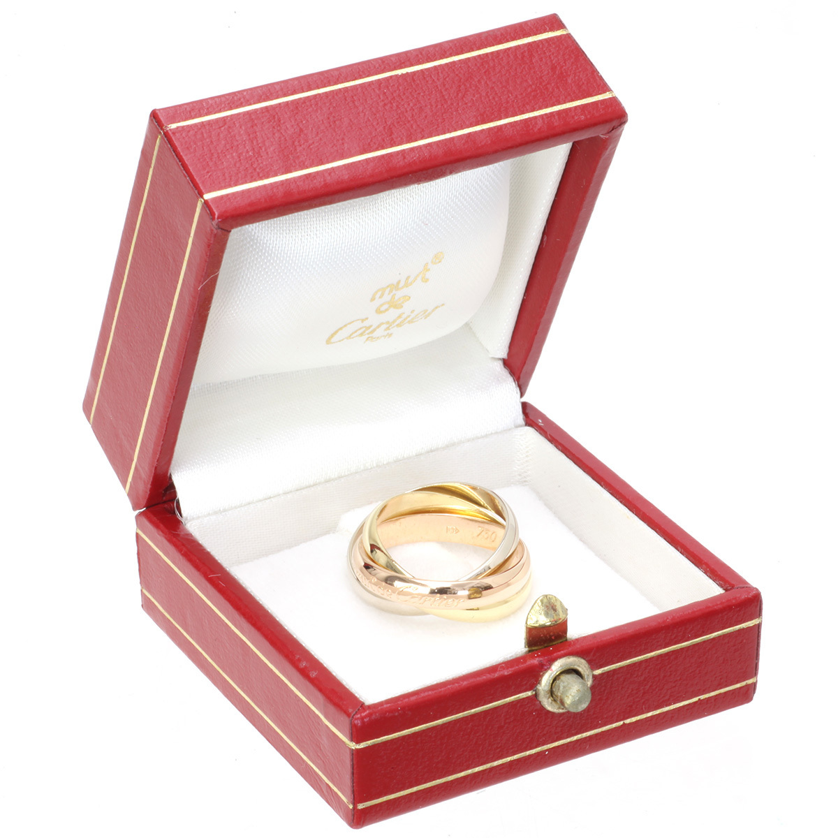 51号 7.6g カルティエ Cartier トリニティリング K18 reports