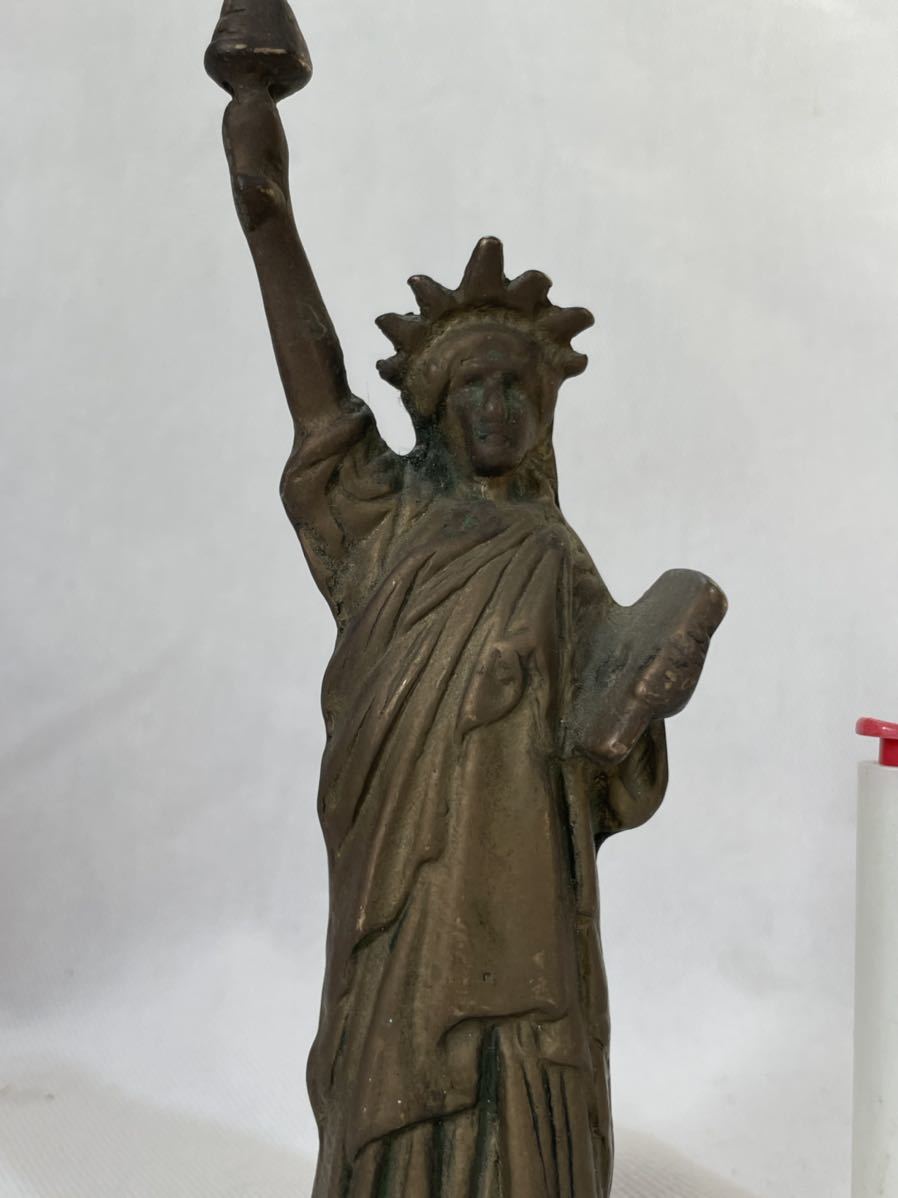★ビンテージ/自由の女神/置物/真鍮/NYC/USA/古いニューヨークのお土産★の画像1