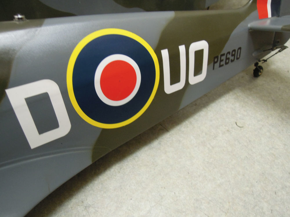 2236-3) スピットファイア ラジコン 飛行機 バルサキット OS 4