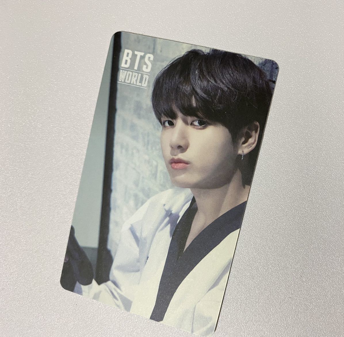  bulletproof boy . John gkBTS WORLD OST both sides trading card JUNGKOOK Photocard