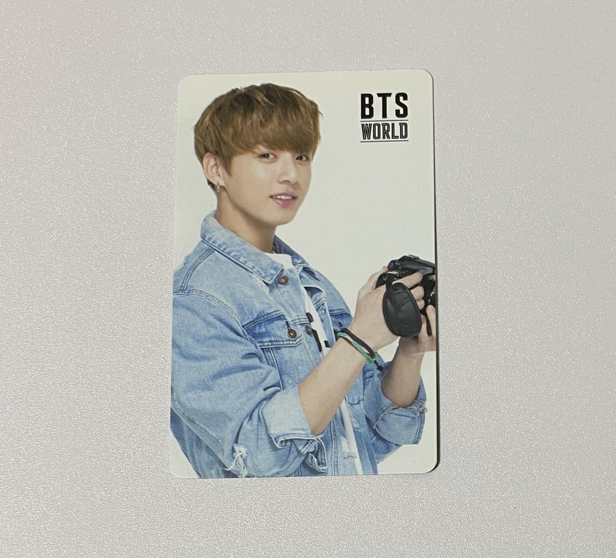  bulletproof boy . John gkBTS WORLD OST both sides trading card JUNGKOOK Photocard