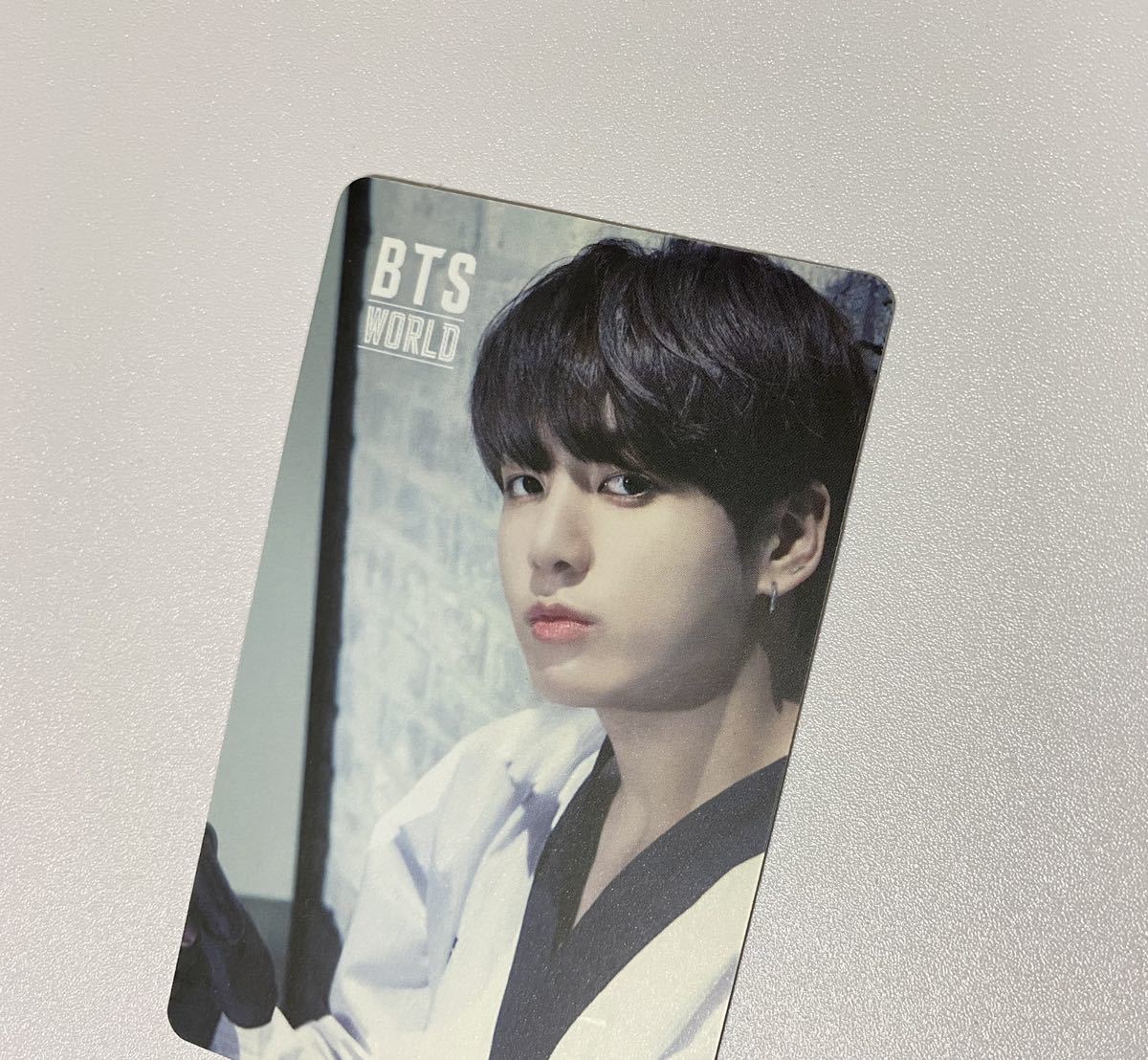  bulletproof boy . John gkBTS WORLD OST both sides trading card JUNGKOOK Photocard