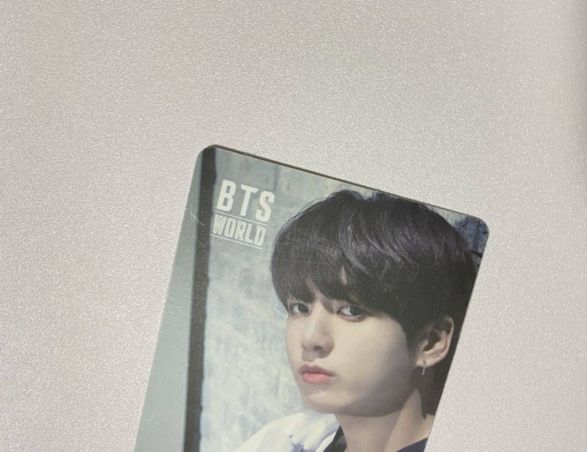  bulletproof boy . John gkBTS WORLD OST both sides trading card JUNGKOOK Photocard