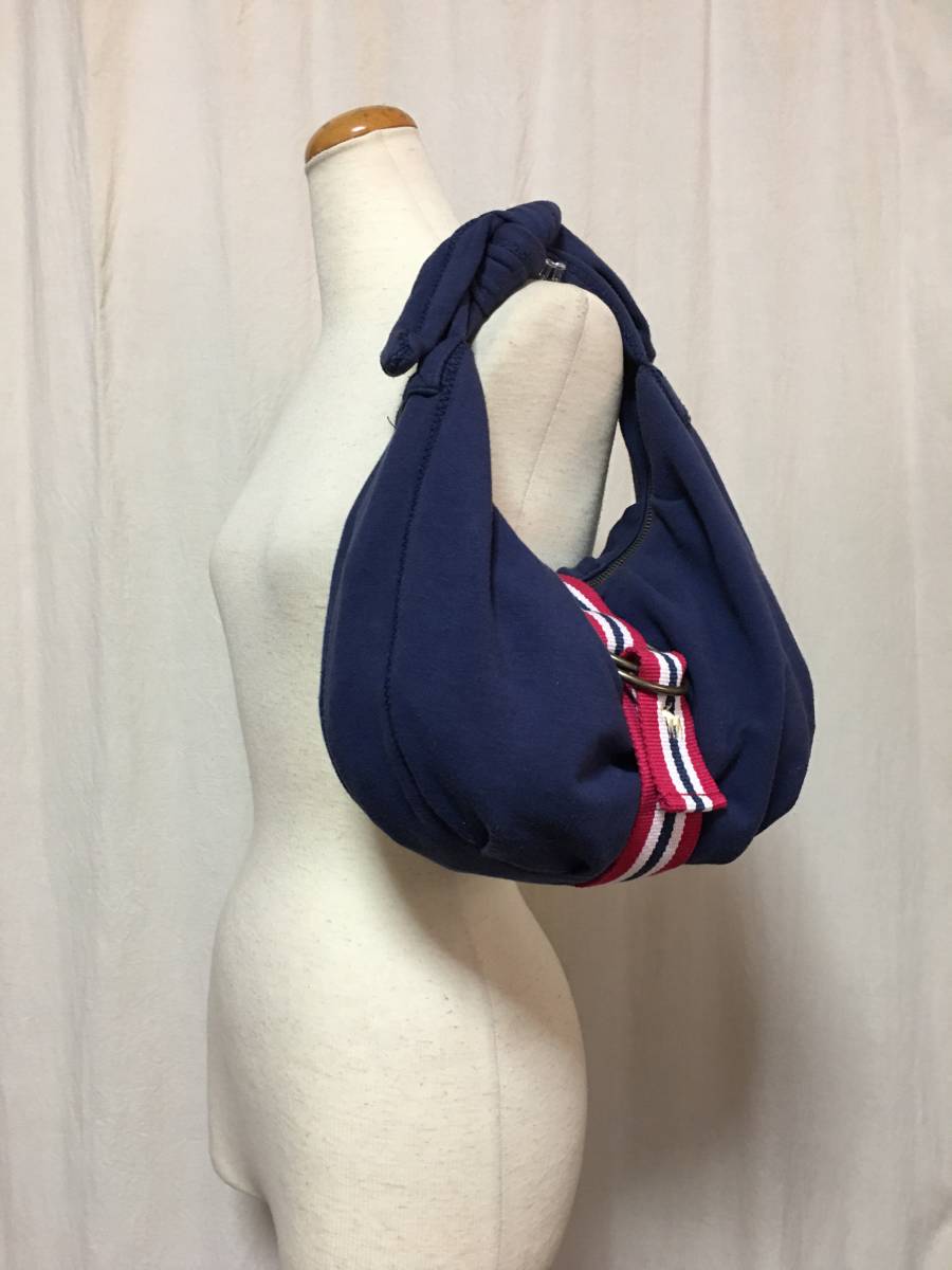 Abercrombie Abercrombie & Fitch handbag / bag navy blue secondhand goods 