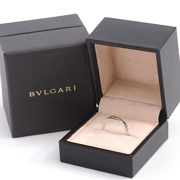  BVLGARY lady's ring Marie mi- wedding ring PT950 14.5 number platinum BVLGARI used 