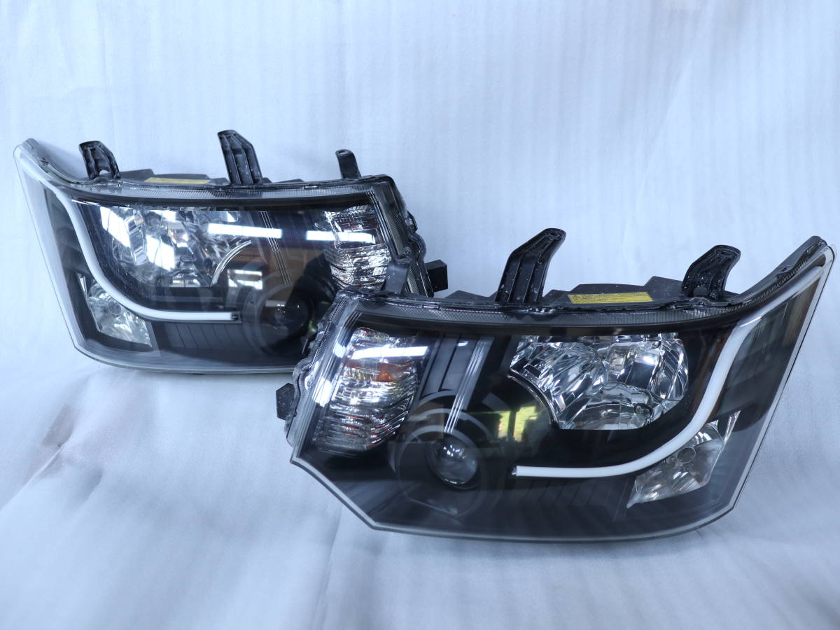 三菱 純正 デリカ D5 CV5W HID ヘッドライト 左右 セット LED
