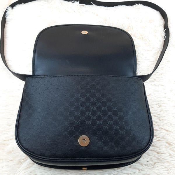 極美品】GUCCI オールドグッチ ショルダーバッグ PVC レザー GG