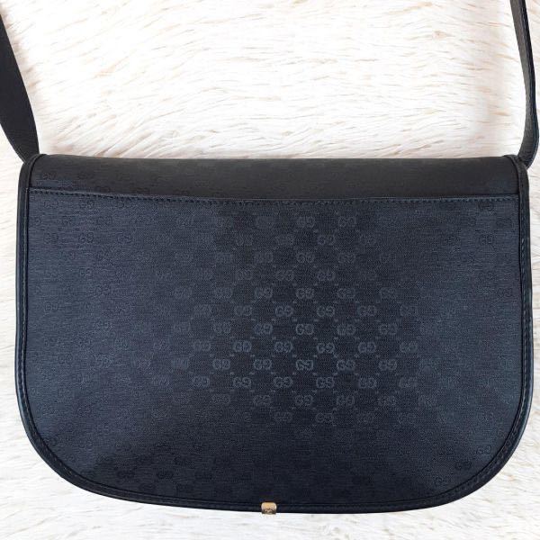 極美品】GUCCI オールドグッチ ショルダーバッグ PVC レザー GG