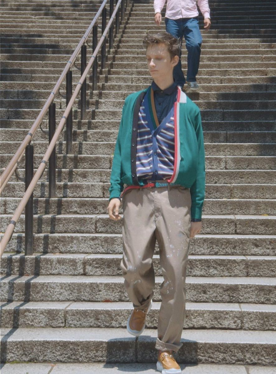kolor ペンキ パッカリングパンツ 新品 20ss 1 ブラウン カーキ 春夏