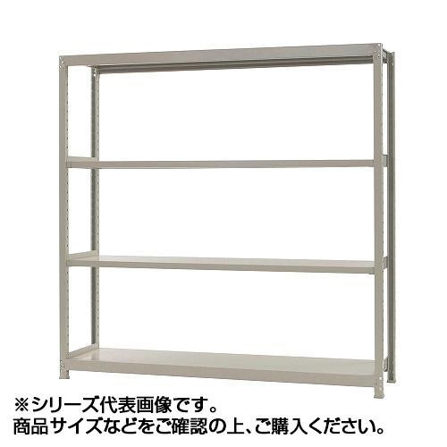 軽中量ラック　耐荷重150kgタイプ　単体　間口1200×奥行450×高さ1800mm　4段　アイボリー_画像1