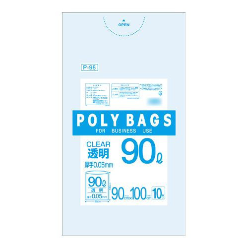 オルディ ポリバックビジネス90L厚手 透明10P×20冊 30401_画像1