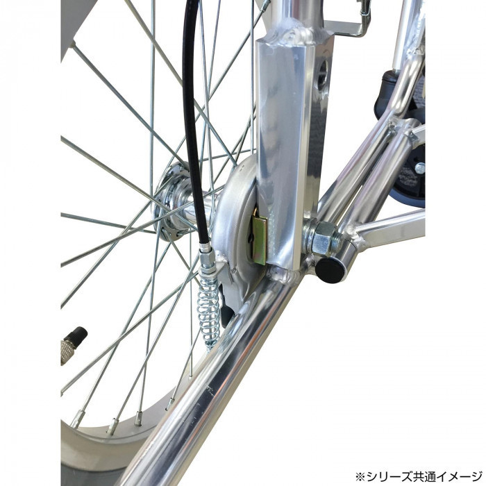 スタンダードモジュール 車いす 介助式・背折れ チェックオレンジ SMK30-4243CO_画像6