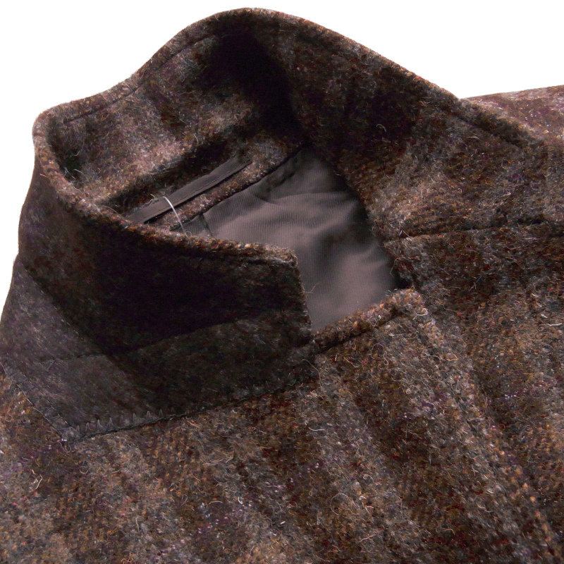 ◇◆J.PRESS (ジェイプレス)/LOVAT LAVEROCK TWEED！味わい深さが魅力の段返り３Ｂオーバーチェックツイードジャケット【AB8(LL)】/7.3万_画像5