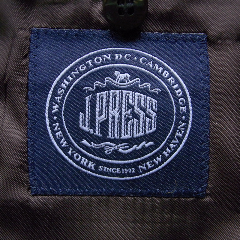 ◇◆J.PRESS (ジェイプレス)/LOVAT LAVEROCK TWEED！味わい深さが魅力の段返り３Ｂオーバーチェックツイードジャケット【AB8(LL)】/7.3万_画像3