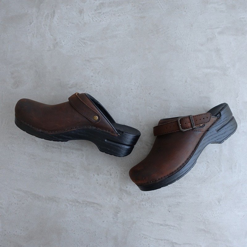 □ダンスコ DANSKO *INGRID/イングリッド オイルドレザーサボサンダル