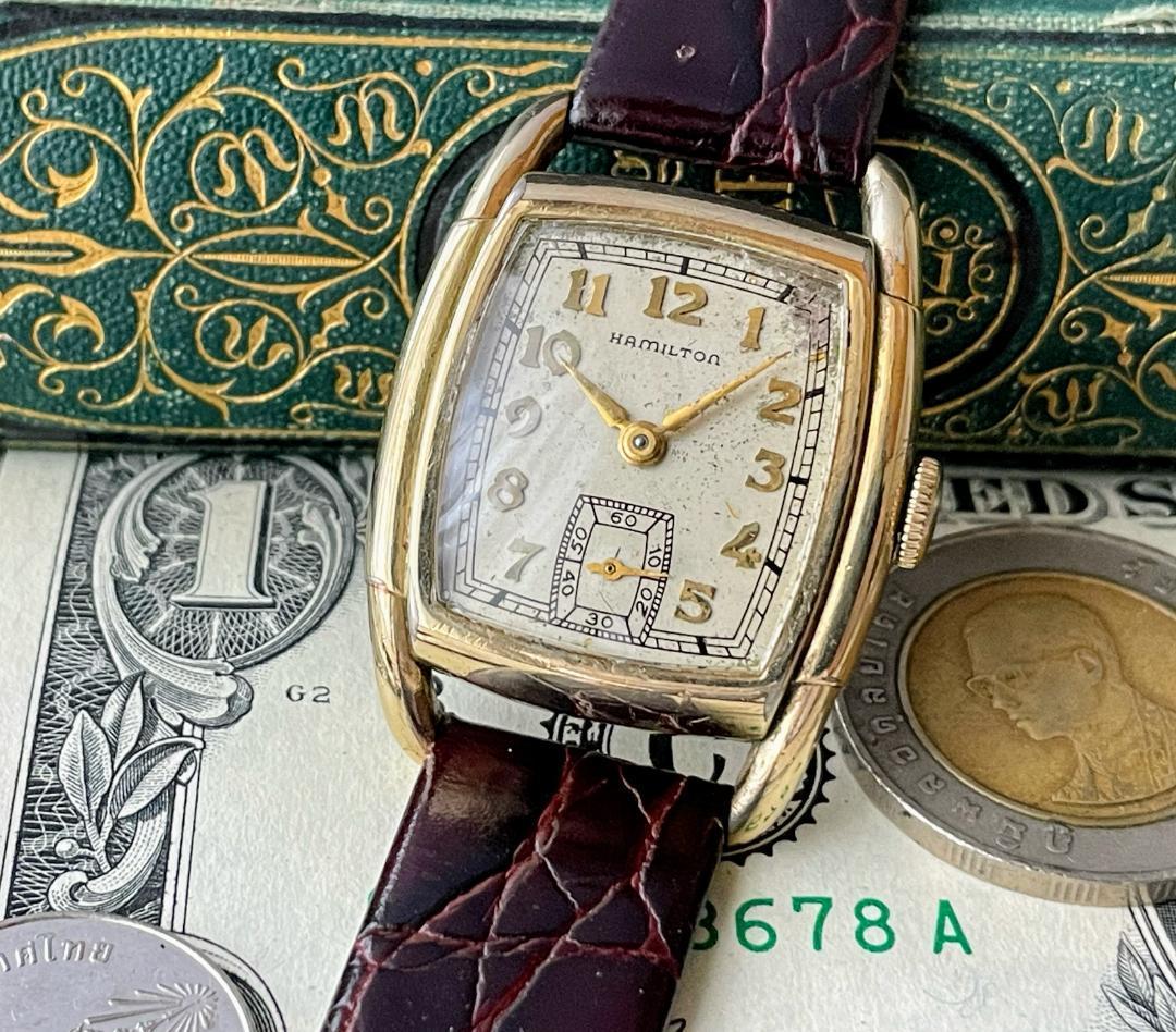 大規模セール アメリカ製 12金張り アンティーク腕時計ベルト