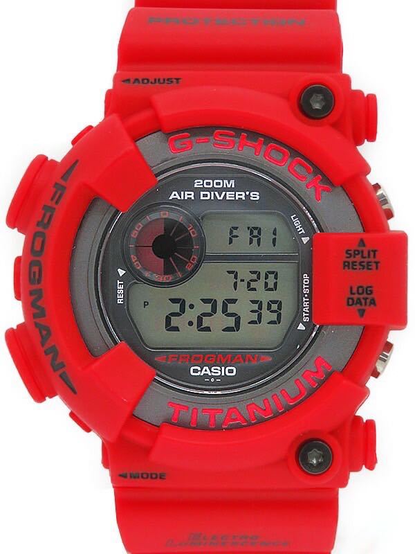 電池交換済】G-SHOCK Gショック FROGMAN 2000年特別仕様モデル 赤蛙 DW