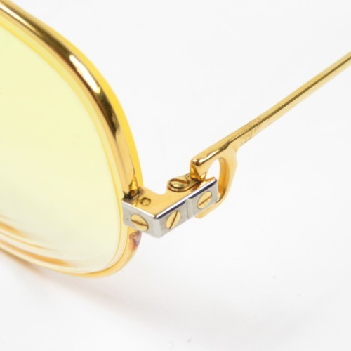 75701CARTIER カルティエ 極美品 度入りサングラス サントス 眼鏡