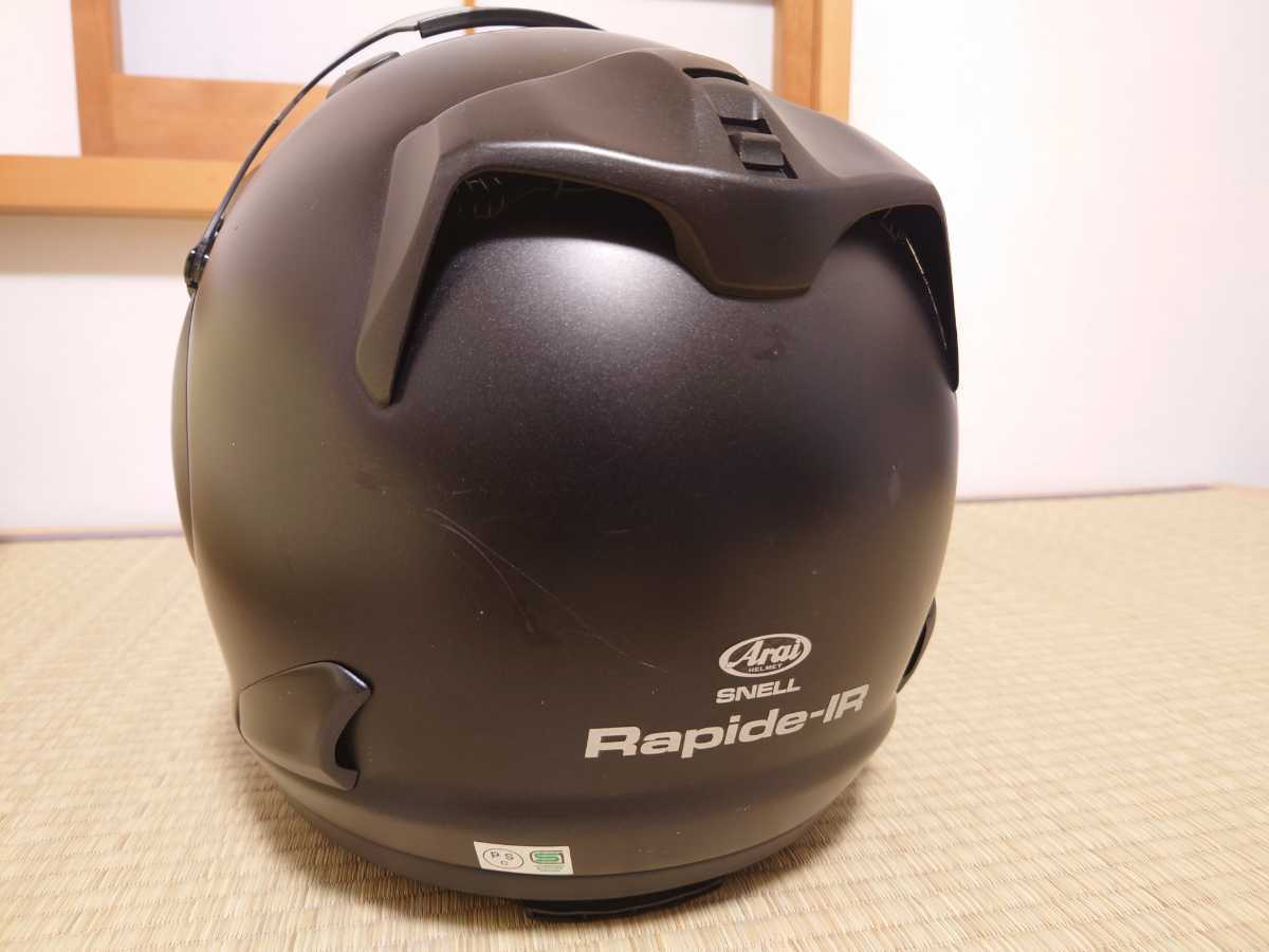 オートバイ アライ ラパイド プロシェード RAPIDE IR ブラック L 61-62