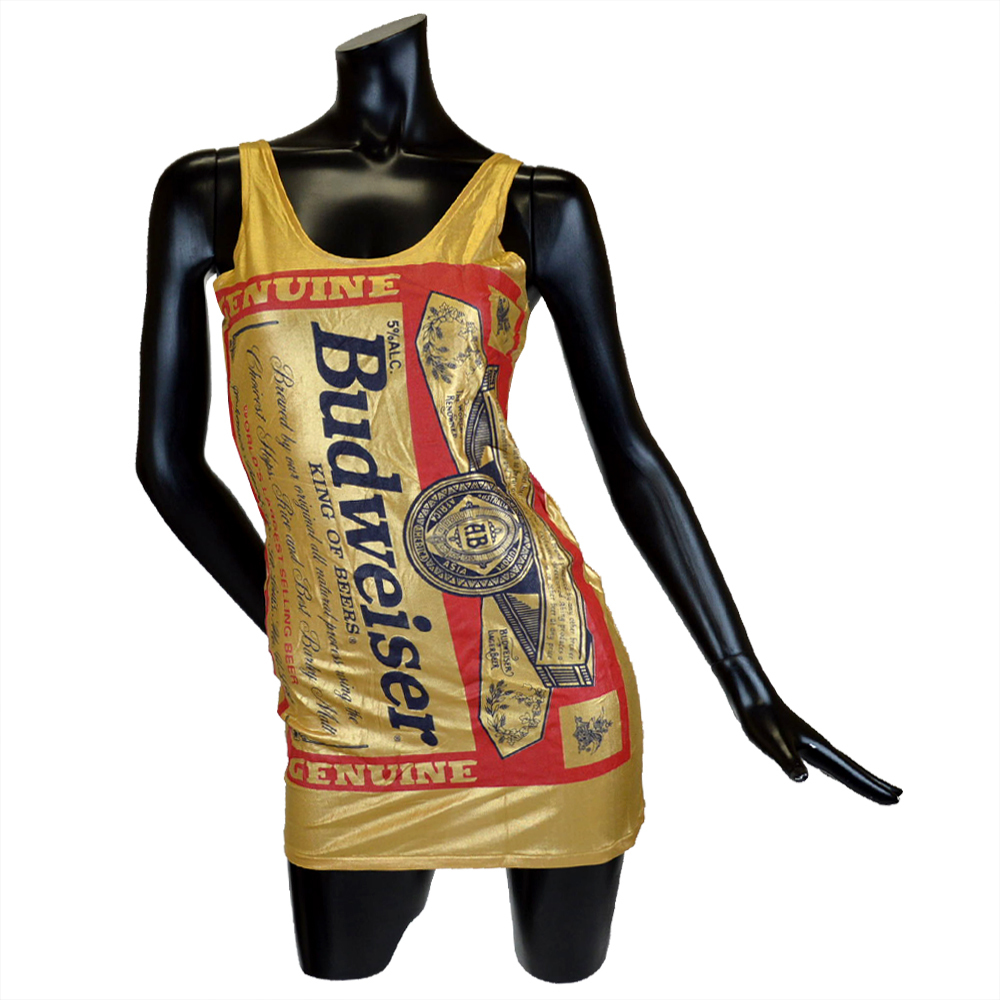 Budweiser Crew Dress [Gold/S] Новое!