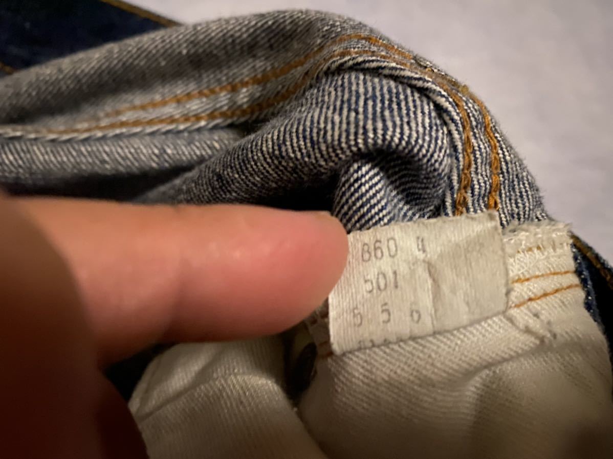 極上 真紺 Levi's 501 66前期 W33 ビンテージ オリジナル リーバイス ...