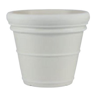  Italy made design planter double rim diameter 85cm height 71cm PSE685 large type pot ivory flower pot plant pot [ special sale goods ]