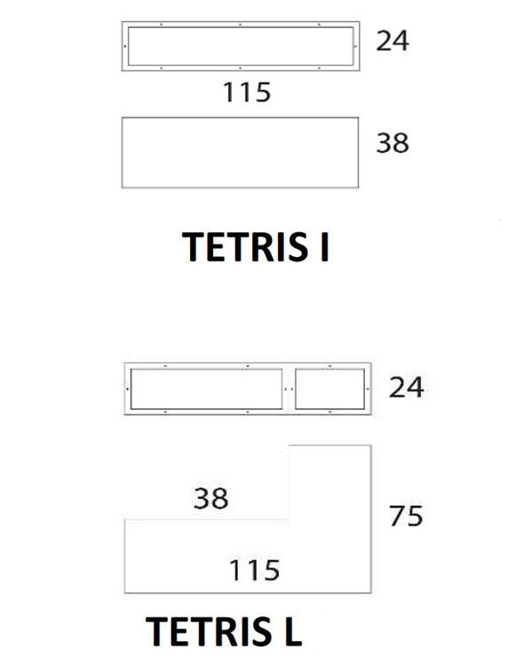  Italy made design planter Tetris L Tetris garden furniture plant pot pot cover aluminium designer's BYSTEELbai steel 