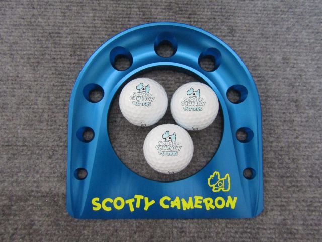 ♪新品[0546] Scotty Cameron Japan Limited Patting Cup Japan Dog Blue/スコッティキャメロン/パッティングカップ/日本限定_画像1