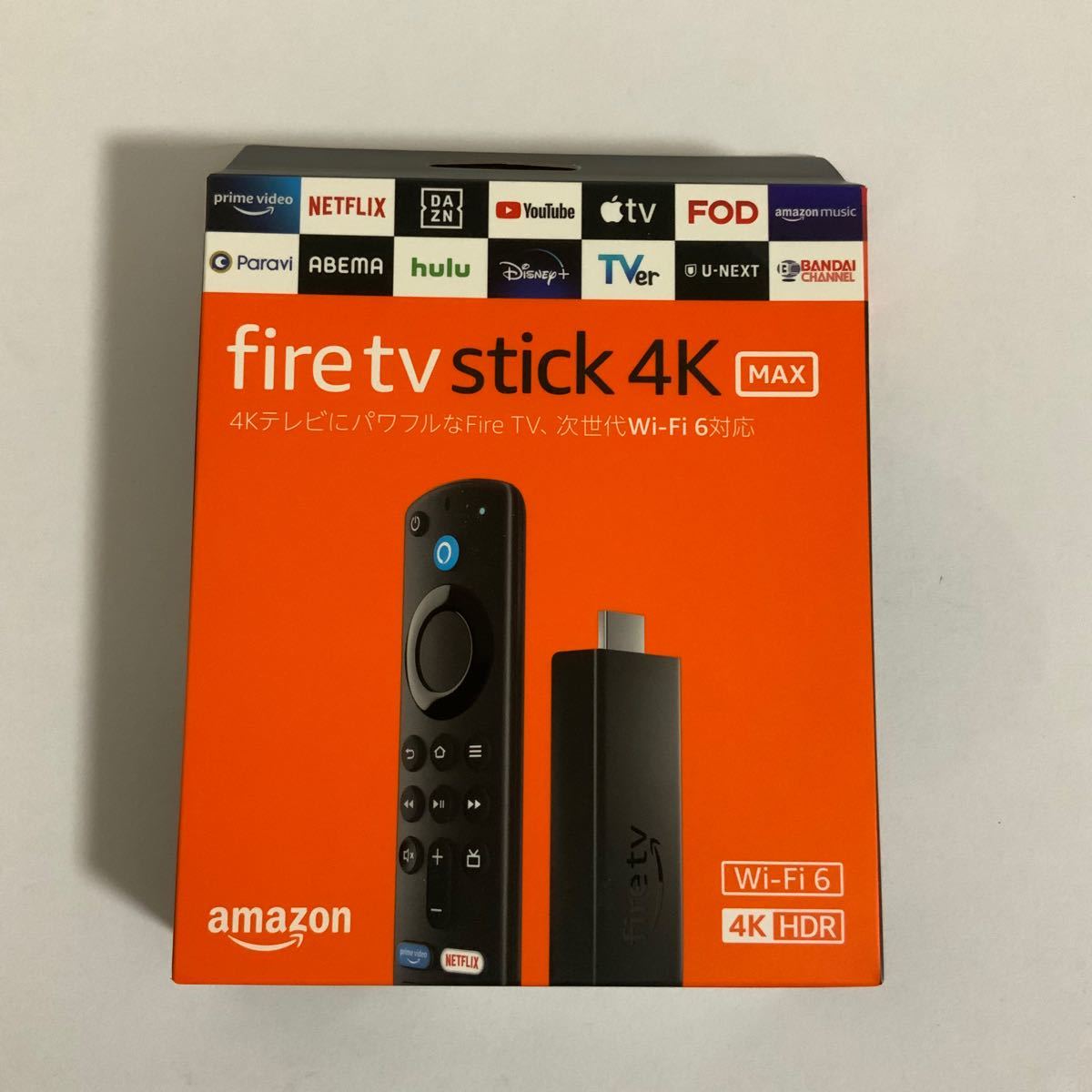PayPayフリマ｜新品 amazon Fire TV Stick 4K Max Alexa対応音声認識リモコン付属 ストリーミングメディアプレーヤー
