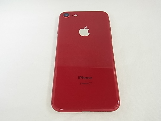 交換無料！ アップル Apple iPhone8 64GB RED MRRY2J/A 【中古