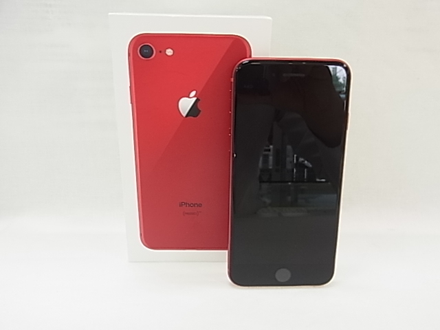 交換無料！ アップル Apple iPhone8 64GB RED MRRY2J/A 【中古