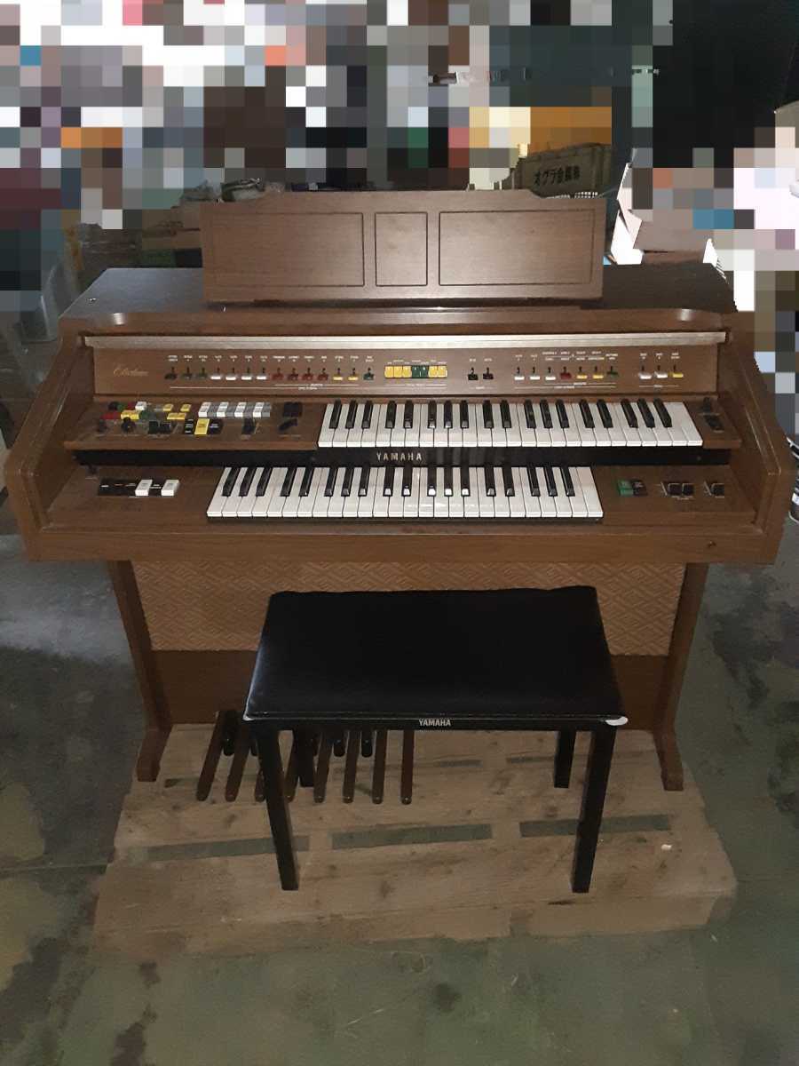  самовывоз ограничение Not ship] античный retro Yamaha electone YAMAHA стул имеется клавиатура музыка C300 Cafe интерьер музыкальные инструменты электроорган 