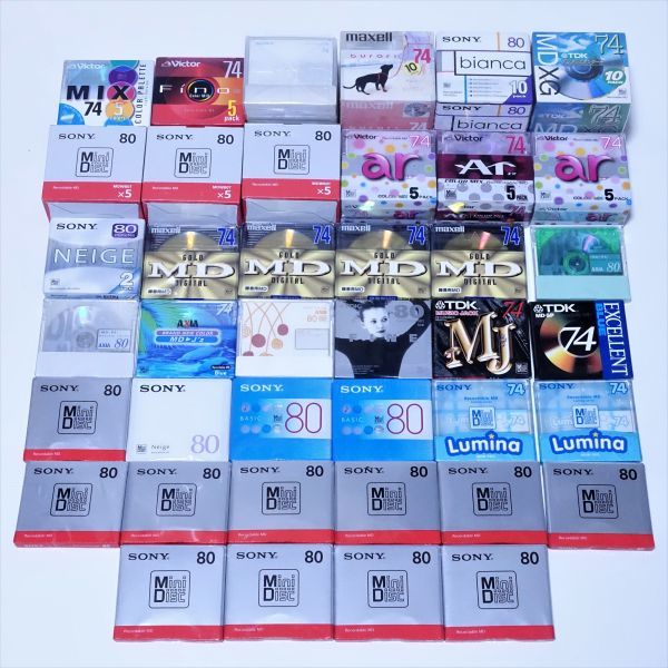 正規品! ソニー MD ミニディスク 80分 ネージュシリーズ 5枚パック