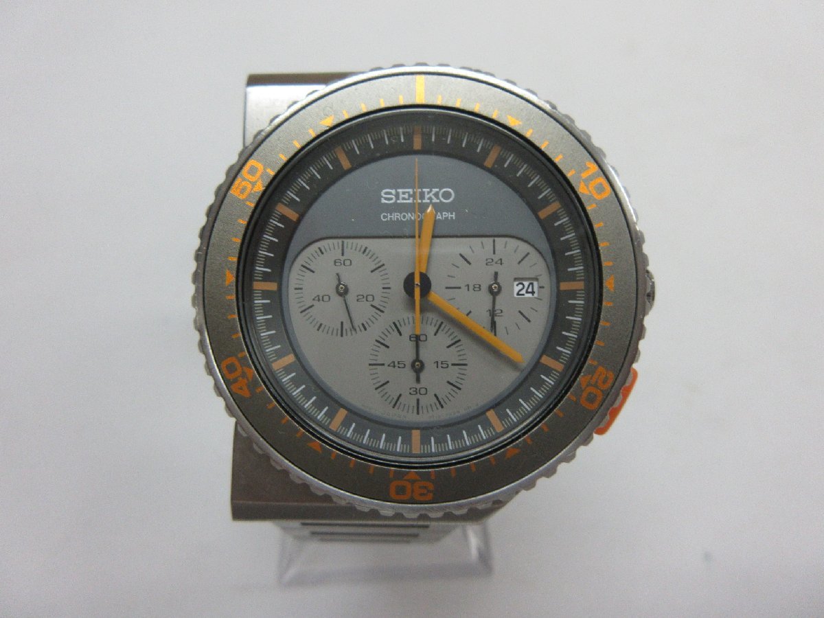1000円~ 美品 セイコー SEIKO ジウジアーロ クロノグラフ 2500本限定 SCED023 7T12-0AY0 メンズ腕時計