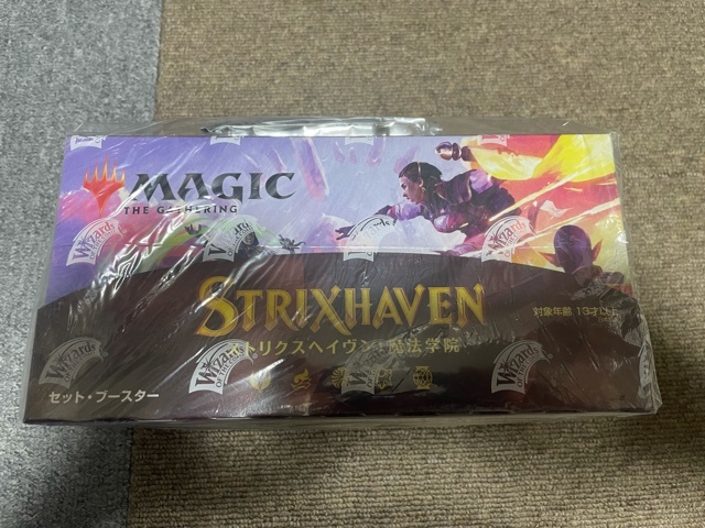 【新品未開封】MTG マジック：ザ・ギャザリング ストリクスヘイヴン：魔法学院 セット・ブースター 日本語版 1BOX　初回限定スリーブ付き_画像1