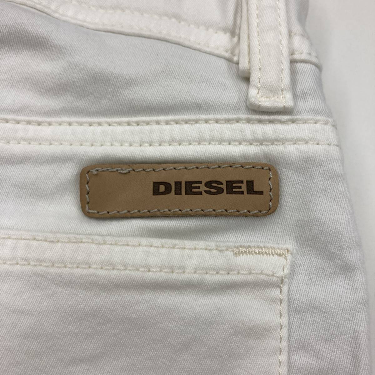 DIESEL Jogg Jeans WAYKEESHORT ジョグジーンズ ショートパンツ ホワイト 白 W28 ディーゼル ショーツ ハーフパンツ スウェット 2060259_画像8