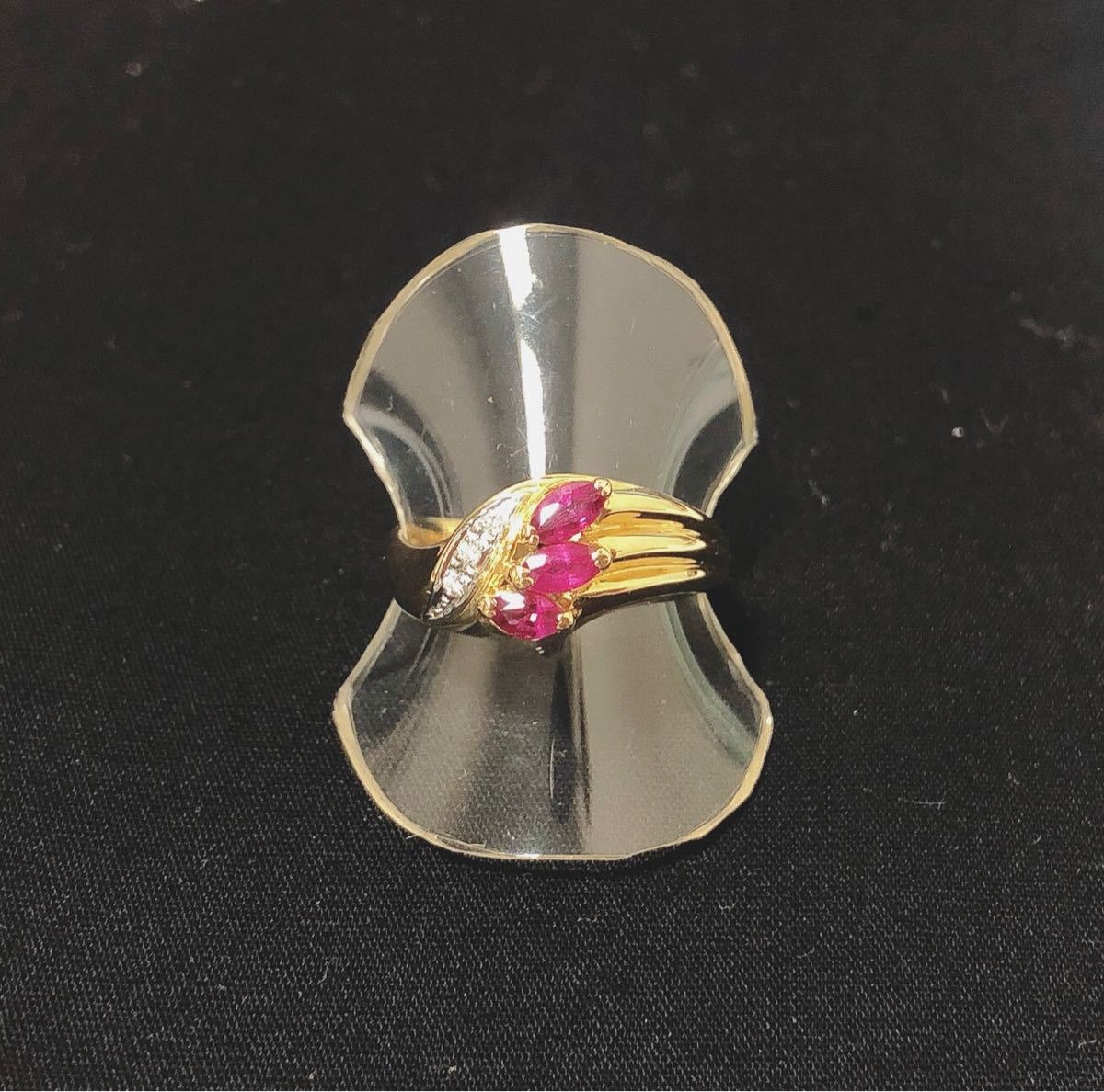 総合福袋 ☆仕上済☆ 東京】 尾張屋商店 【質屋 K18YG 0.02ct #12.5