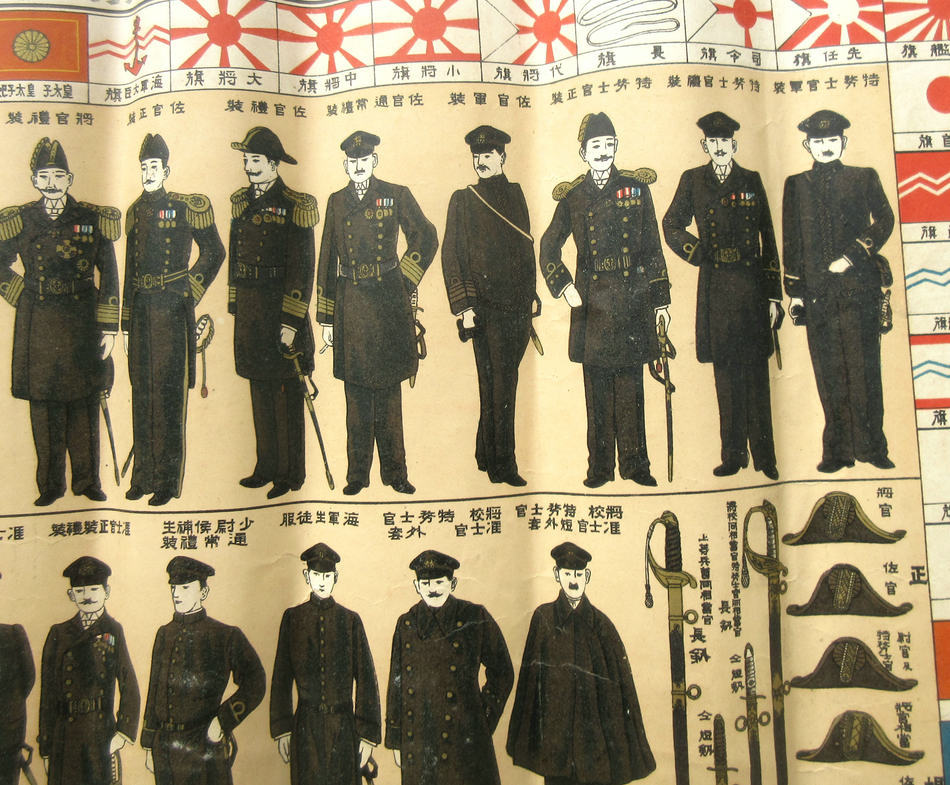 Yahoo!オークション - 旧日本軍 大日本帝国海軍服装全図 軍服 軍 Yahoo!オークション - 旧日本軍 大日本帝国海軍服装全図 軍服 軍